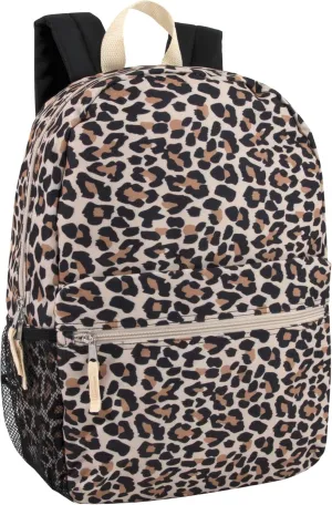 17 Inch Backpack with Side Pockets for Girls for School, Travel, Hiking, Camping