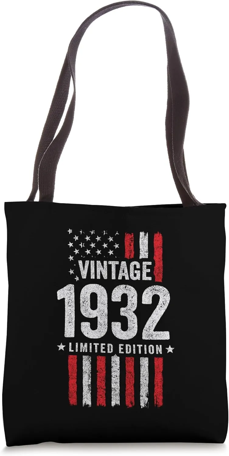 1932 Birthday - Born in 1932 - Limited Edition Vintage 1932 Tote Bag