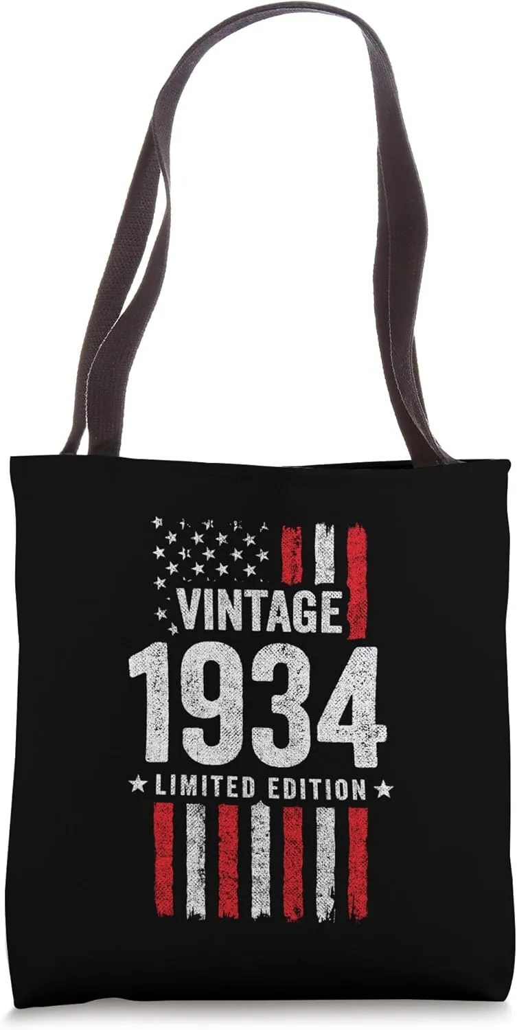 1934 Birthday - Born in 1934 - Limited Edition Vintage 1934 Tote Bag