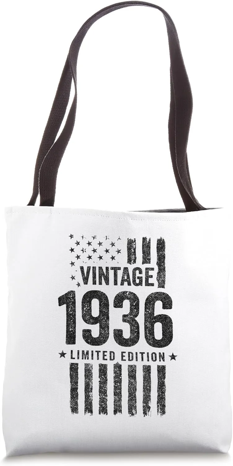 1936 Birthday - Born in 1936 - Limited Edition Vintage 1936 Tote Bag