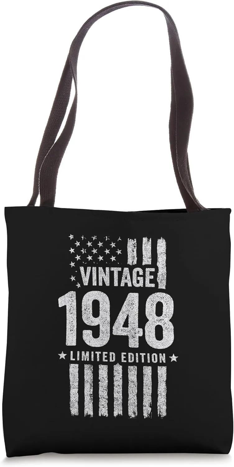 1948 Birthday - Born in 1948 - Limited Edition Vintage 1948 Tote Bag