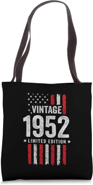 1952 Birthday - Born in 1952 - Limited Edition Vintage 1952 Tote Bag