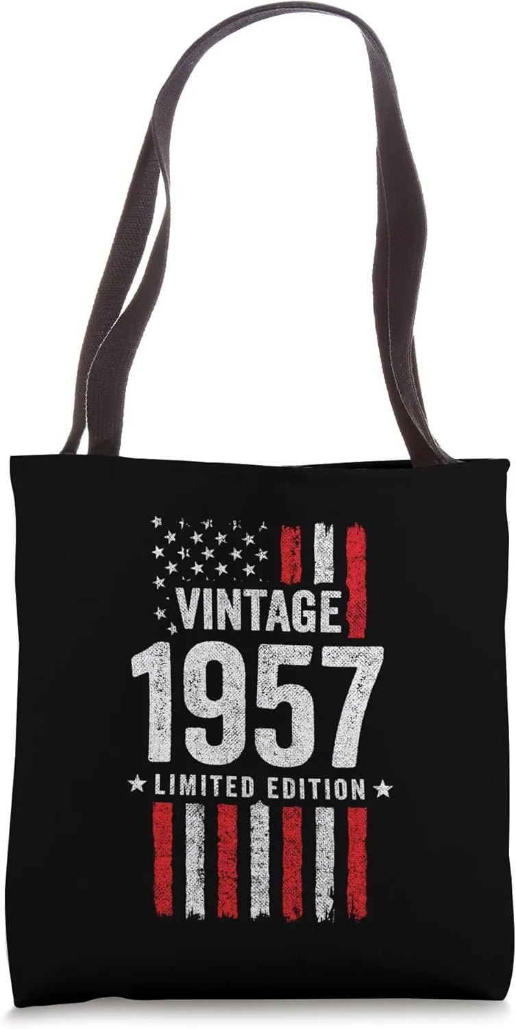 1957 Birthday - Born in 1957 - Limited Edition Vintage 1957 Tote Bag