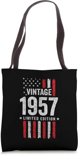 1957 Birthday - Born in 1957 - Limited Edition Vintage 1957 Tote Bag