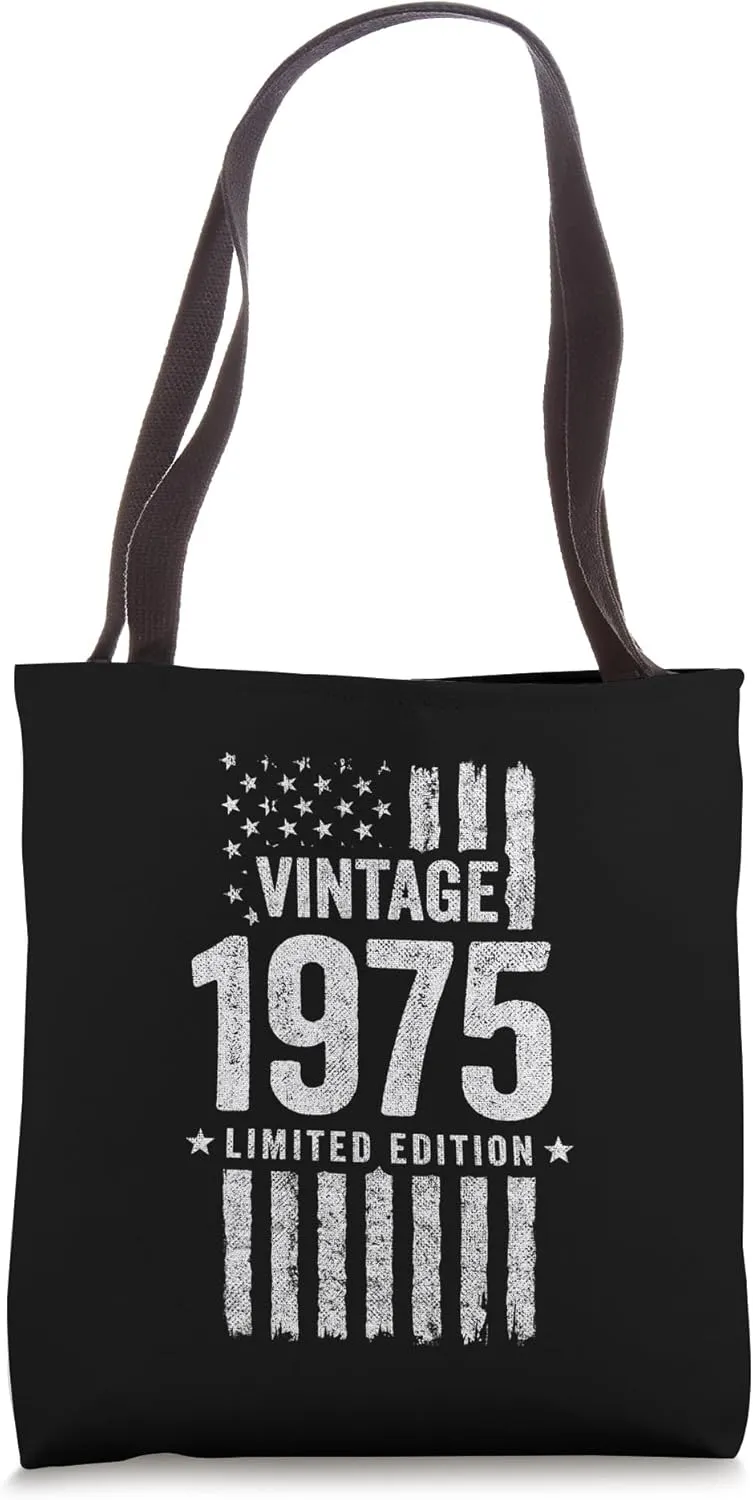 1975 Birthday - Born in 1975 - Limited Edition Vintage 1975 Tote Bag