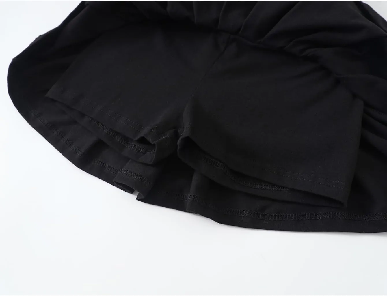 2 Pack Girls Pleated Skirts Athletic Tennis Mini Skirt Elastic Waist Active Skort 4-12Y