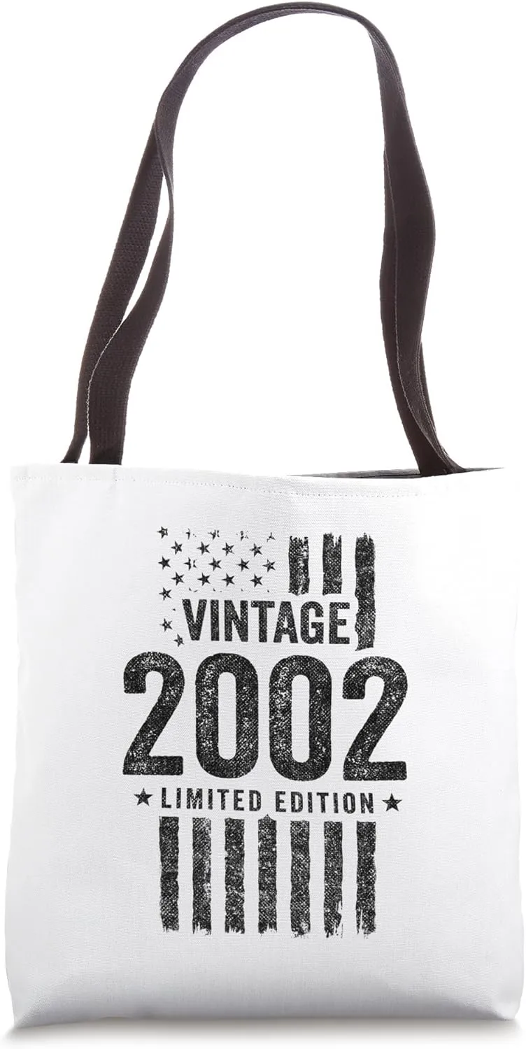 2002 Birthday - Born in 2002 - Limited Edition Vintage 2002 Tote Bag