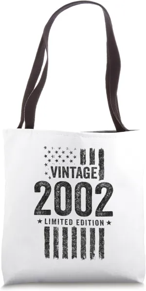 2002 Birthday - Born in 2002 - Limited Edition Vintage 2002 Tote Bag