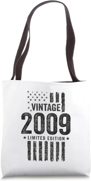 2009 Birthday - Born in 2009 - Limited Edition Vintage 2009 Tote Bag