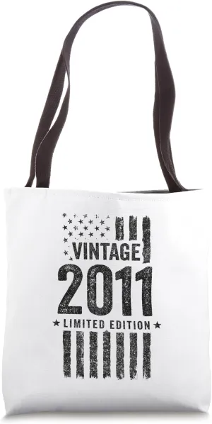 2011 Birthday - Born in 2011 - Limited Edition Vintage 2011 Tote Bag