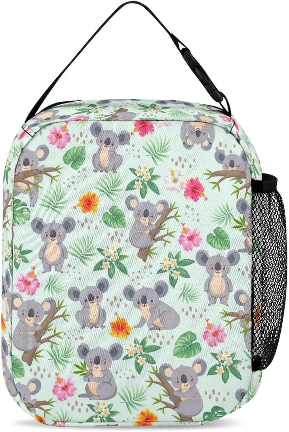 3pcs Cartoon Koala Backpack Set, Multi-functional Laptop Bag 17in Water Resistant Travel Daypack, Large Capacity Double Shoulder Backpack With Lunch Bag (Cartoon Koala