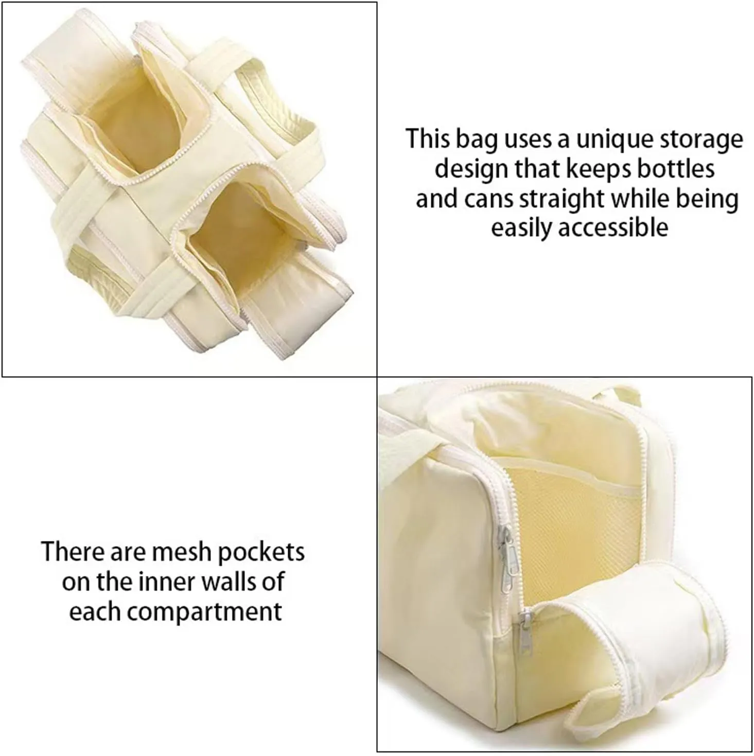 4-in-1 Puffy Multi-Functional Toiletry Bag for Women, 2025 New Travel Toiletry Bag, Large-Capacity Travel Cosmetic Bag, for Travel-Sized Shampoo, Brushes Set, Makeup Accessories (Black Beige*2PC)
