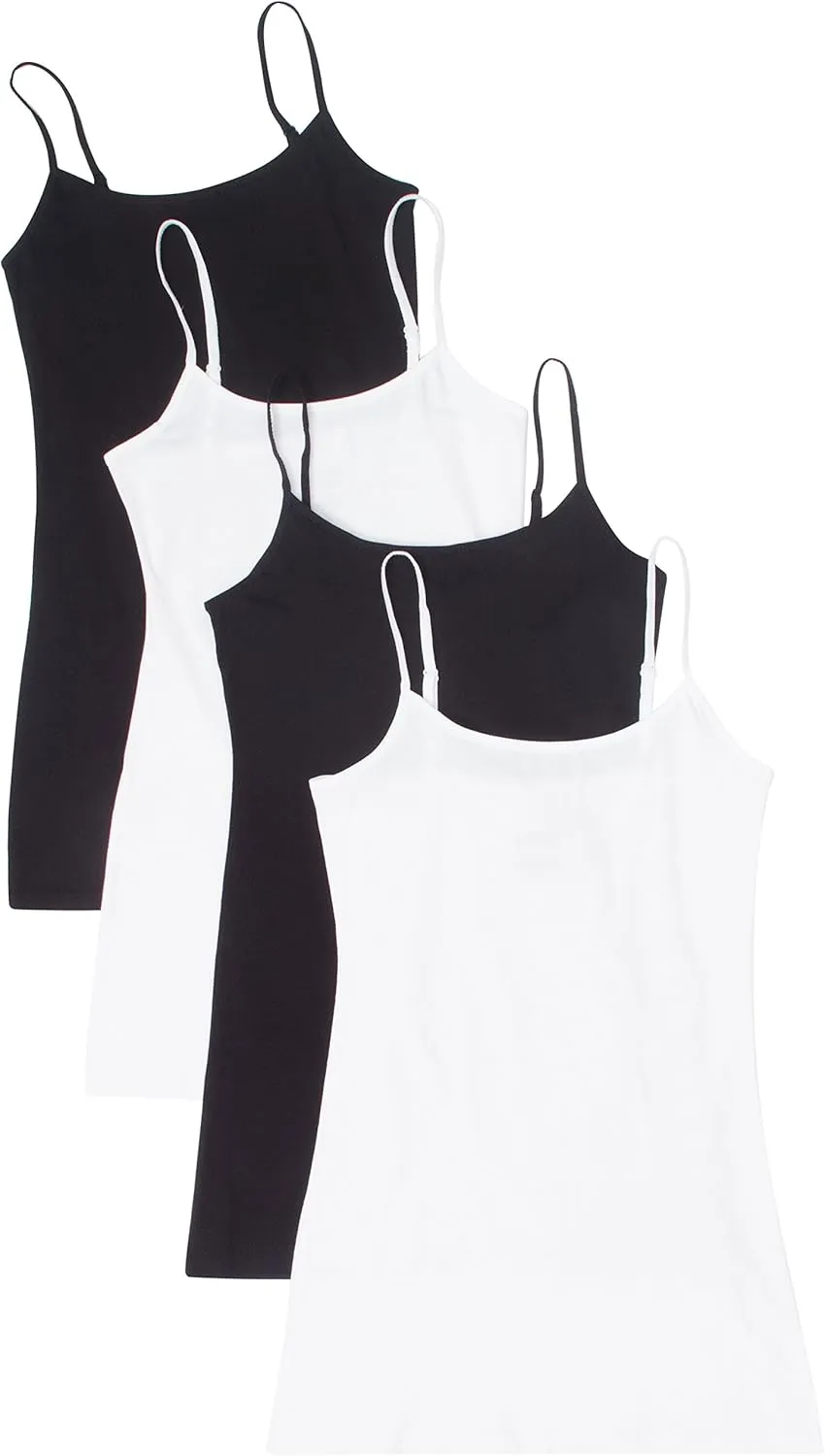 4 Pack Active Basic Women's Basic Tank Tops