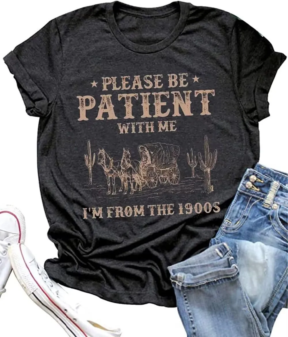 50th Birthday Gift Shirts Vintage 1975 Original Parts Tshirt for Women Letter Print Retro Birthday Casual Tee Tops