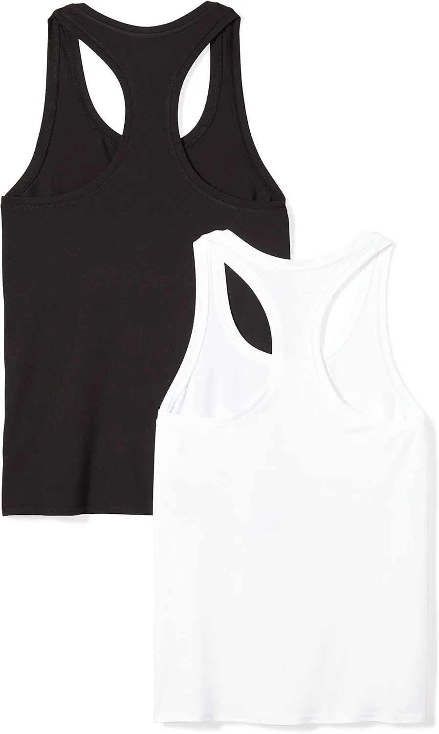 Amazon Essentials Women's Active Quick Dry Tech Stretch Racerback Tank Top (Available in Plus Size), Multipacks
