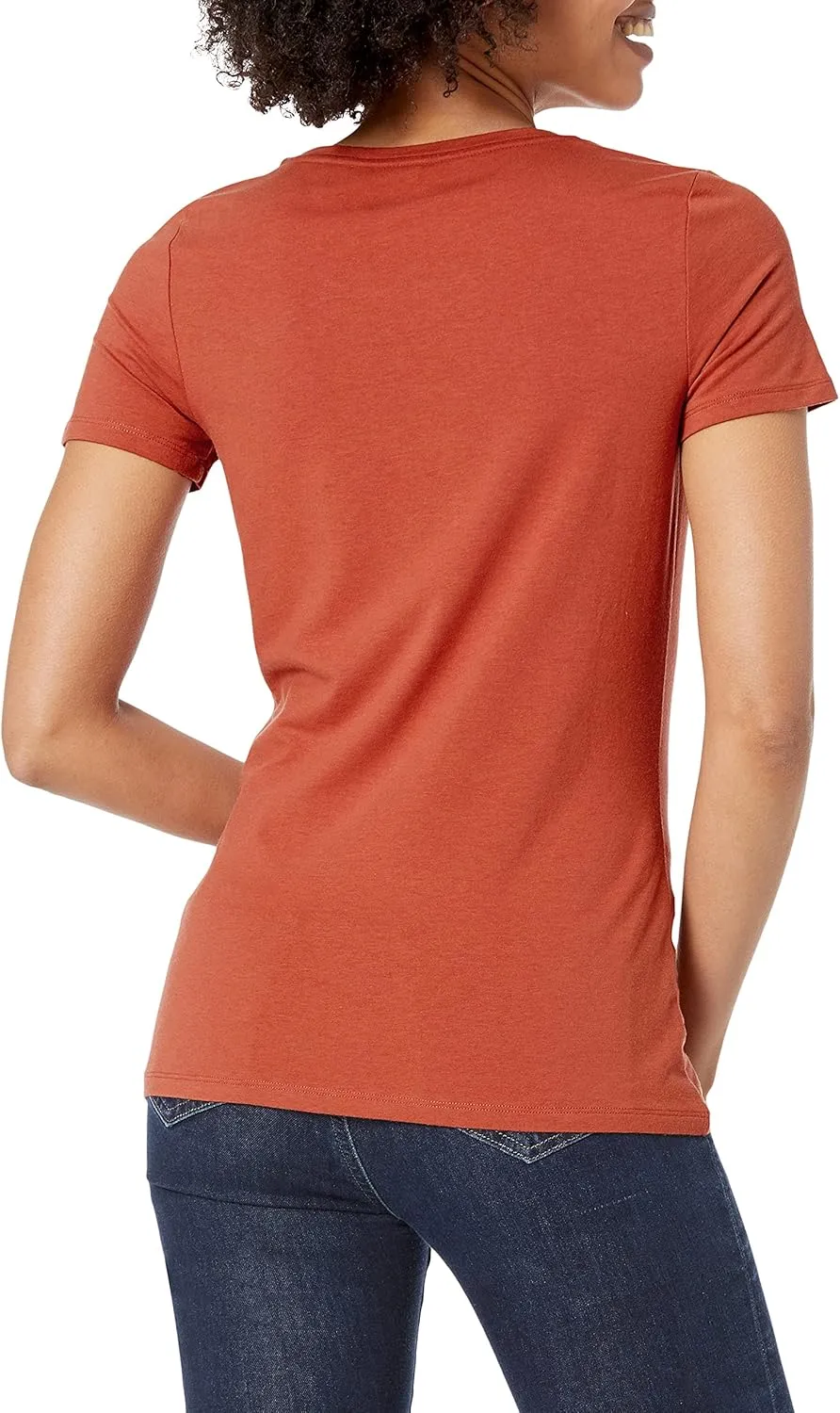Amazon Essentials Women's Classic-Fit Short-Sleeve Crewneck T-Shirt, Multipacks