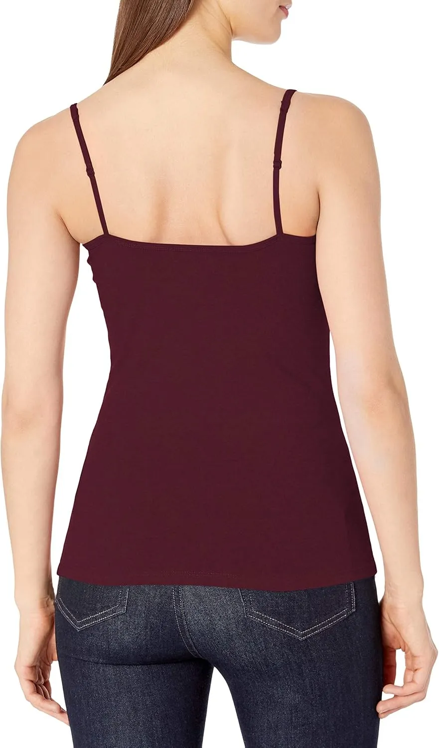 Amazon Essentials Women's Slim-Fit Camisole, Pack of 4