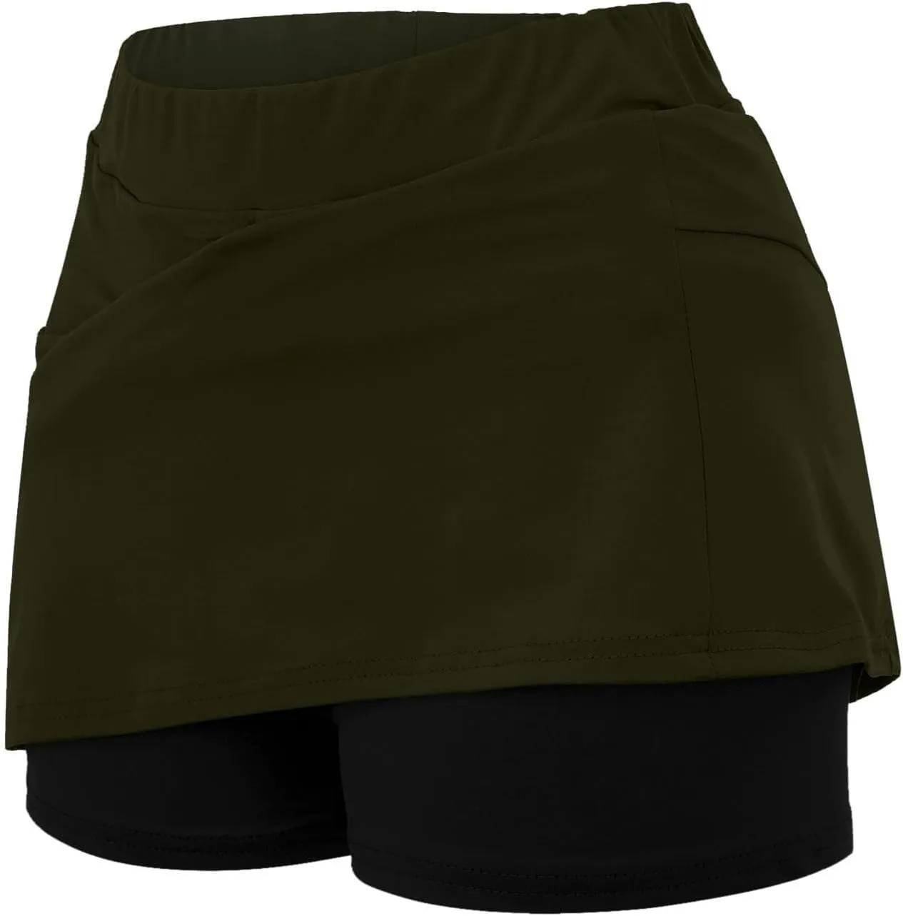 Athletic Skorts for Woman Elastic Tennis Yoga Shorts High Waist Daisy Printed Skirts Tummy Control Skinny Joggers