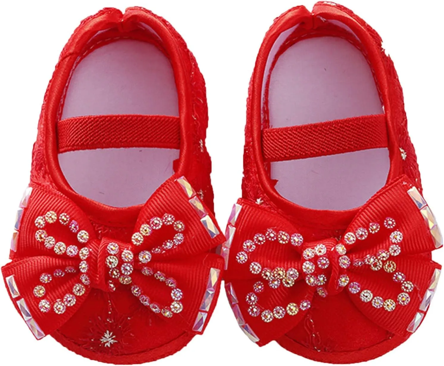 Baby Boy Shoes Baby Shoes Fashion Soft Sole Toddler Shoes Pearl Dress Flower Princess Shoes Walking Shoes for Babies