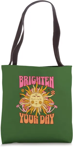 Brighten Your Day Boho Sun Tote Bag