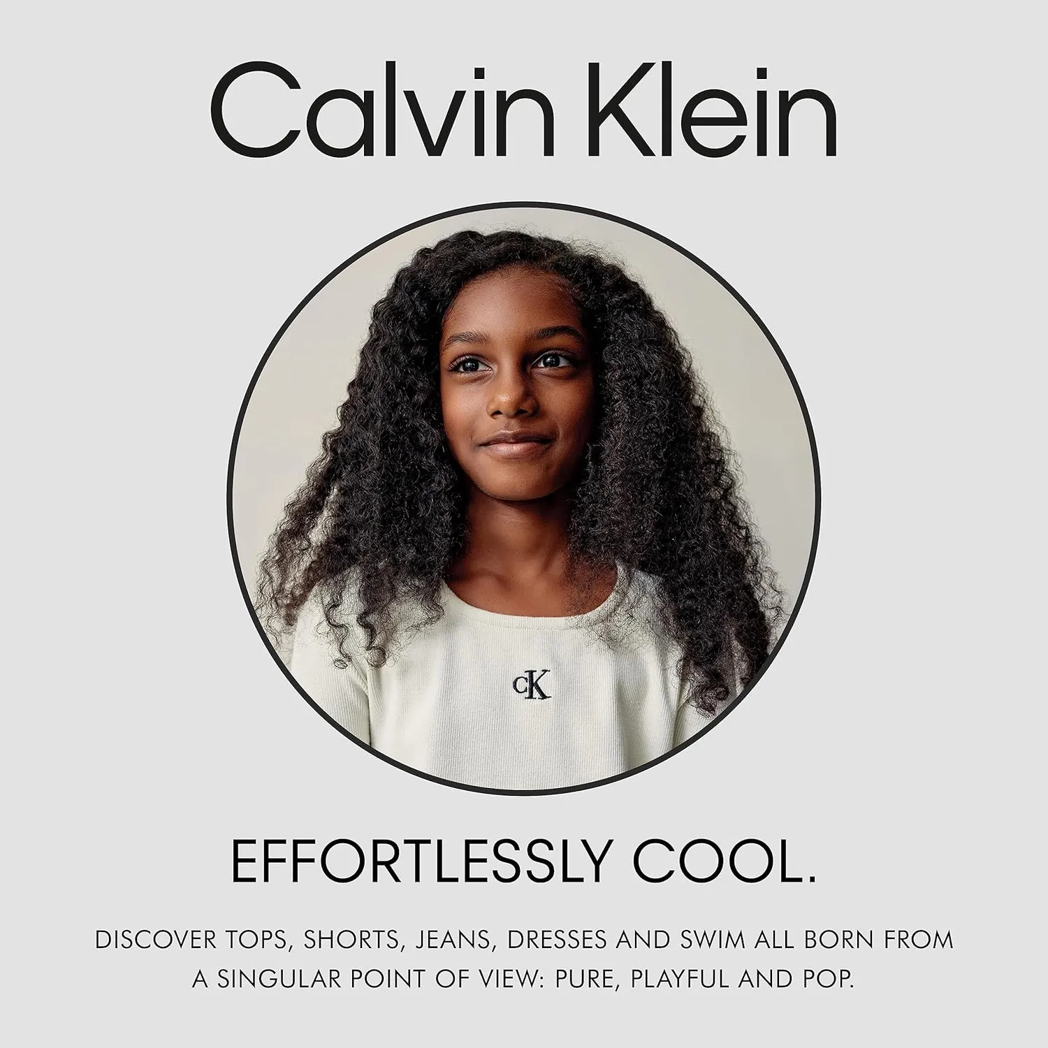 Calvin Klein Girls' Boyfriend Fit Stretch Denim Jean Shorts