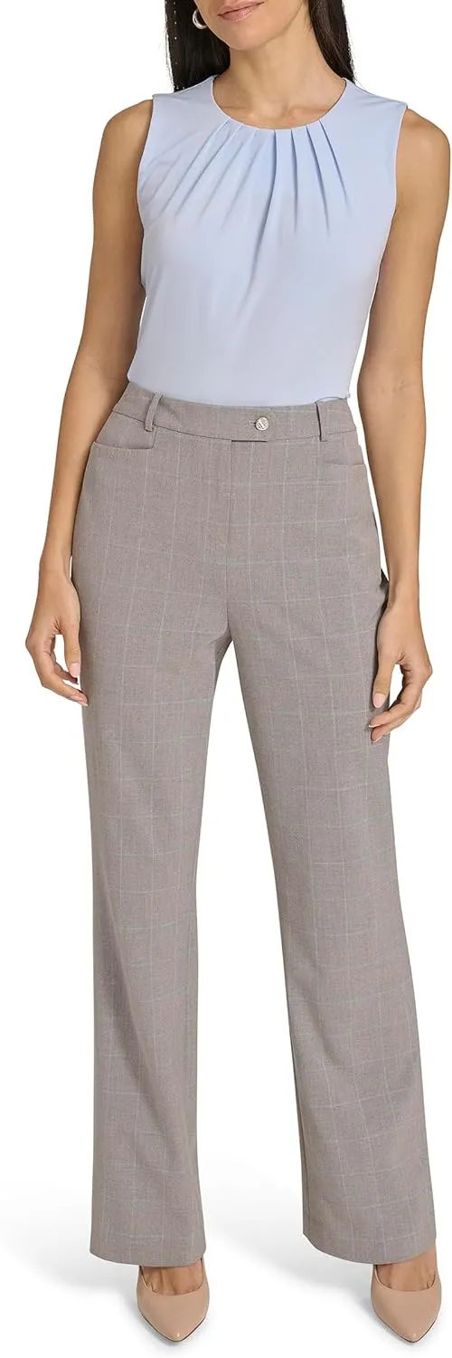 Calvin Klein Women's Open Front Tweed Suit Jacket