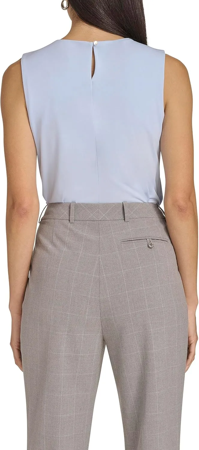 Calvin Klein Women's Open Front Tweed Suit Jacket