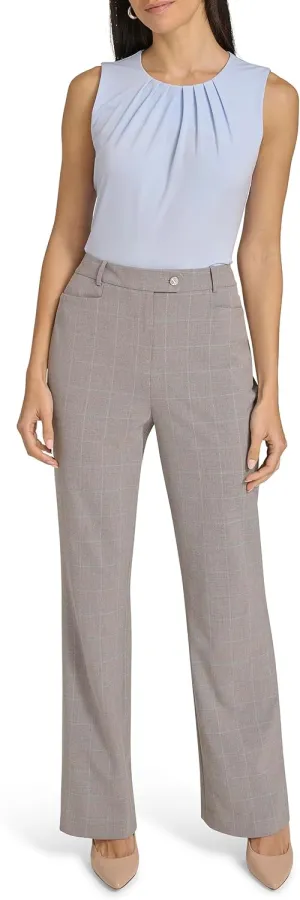 Calvin Klein Women's Open Front Tweed Suit Jacket