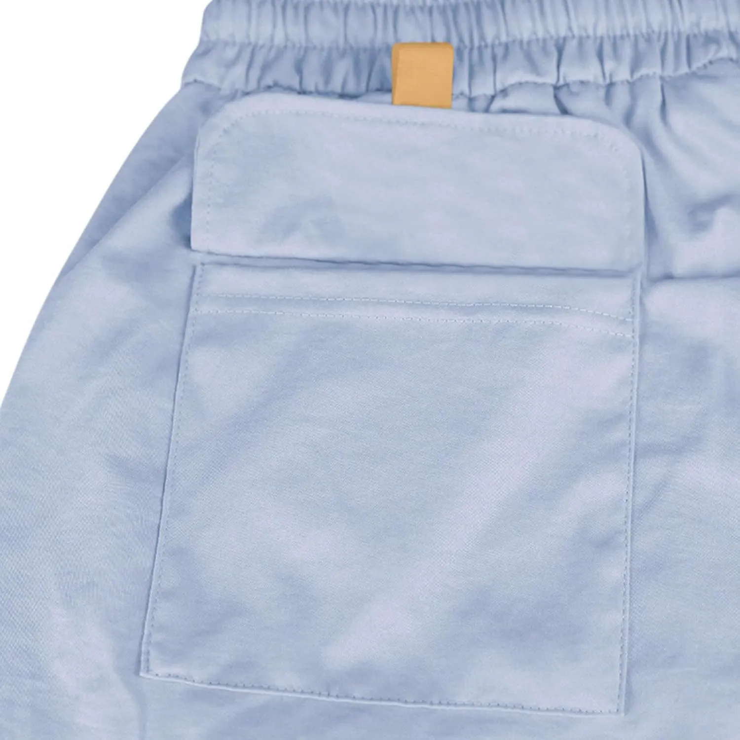 Cargo Shorts for Men Stretch Waist Drawstring Casual Chino Pant Outdoor Hiking Workout Lightweight Work Outfit Pocket