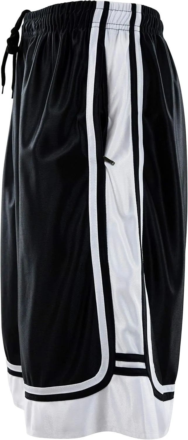 ChoiceApparel Mens Two Tone Training/Basketball Shorts with Pockets (S up to 4XL)
