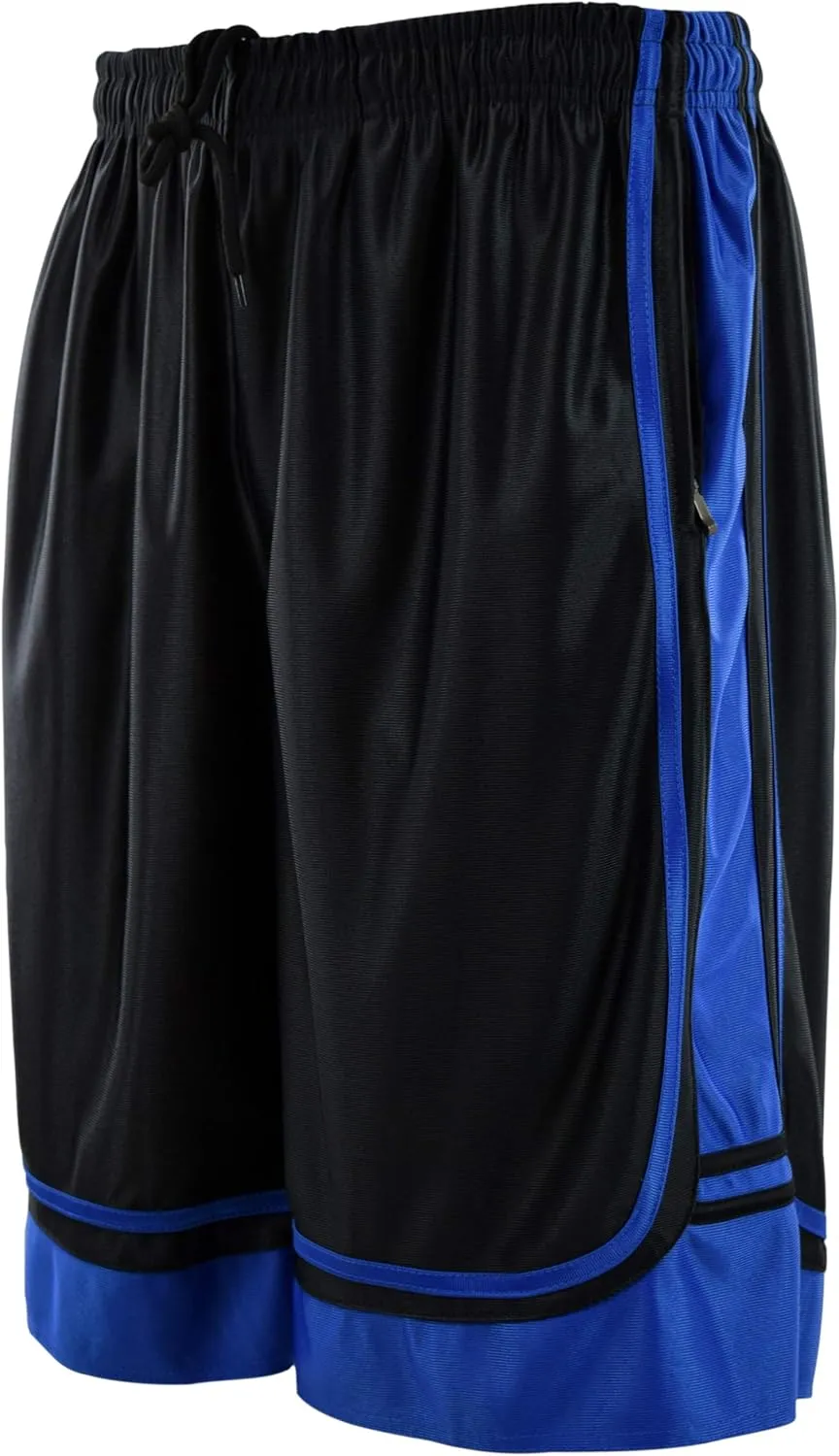 ChoiceApparel Mens Two Tone Training/Basketball Shorts with Pockets (S up to 4XL)