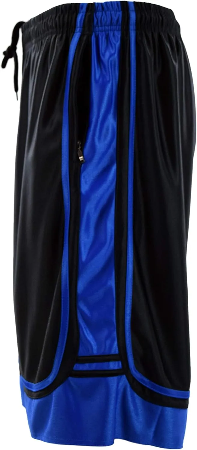 ChoiceApparel Mens Two Tone Training/Basketball Shorts with Pockets (S up to 4XL)