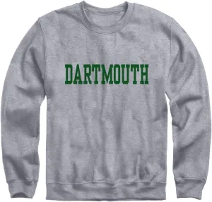 Crewneck Sweatshirt, Unisex, Essential Logo, Premium Grey Heavyweight Cotton Blend Fleece