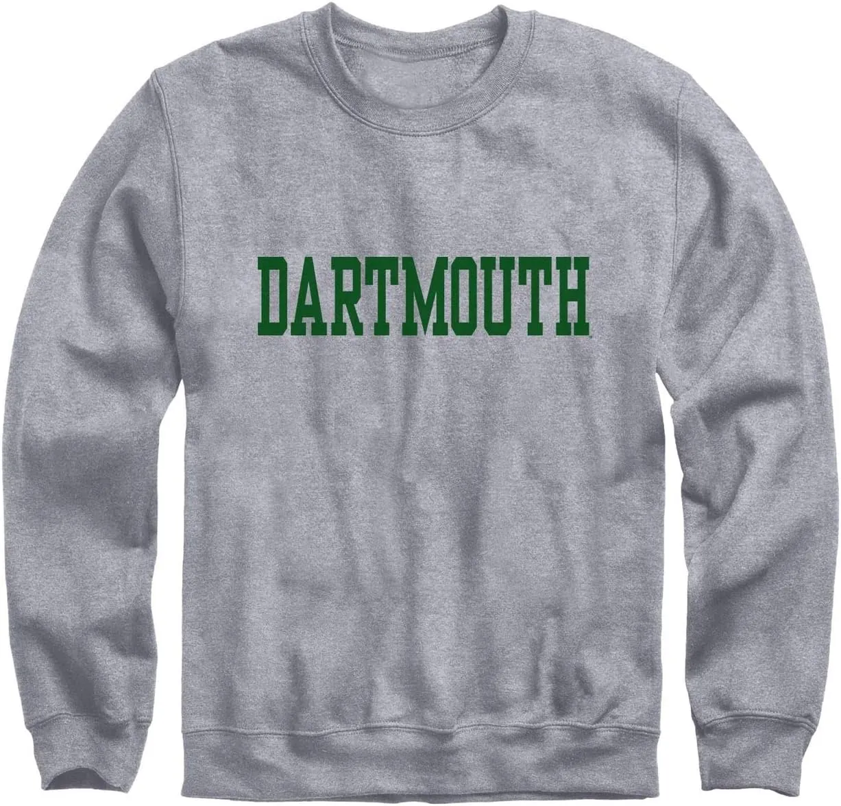 Crewneck Sweatshirt, Unisex, Essential Logo, Premium Grey Heavyweight Cotton Blend Fleece