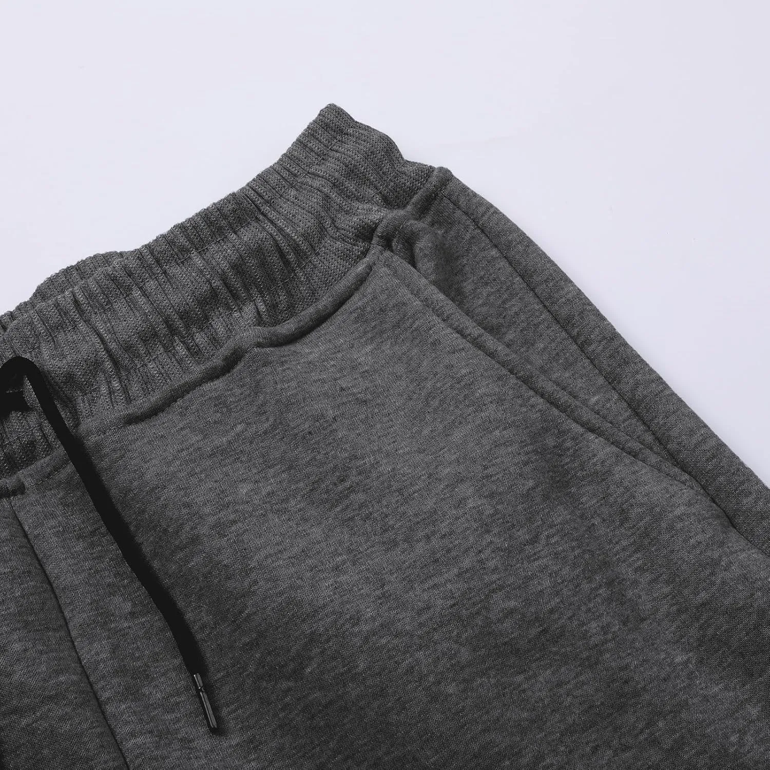 CRNTCEM Men's Cotton Tracksuit Bottoms Drawstring Straight Leg Athletic Jogging Pants Summer Workout Running Cargo Trousers