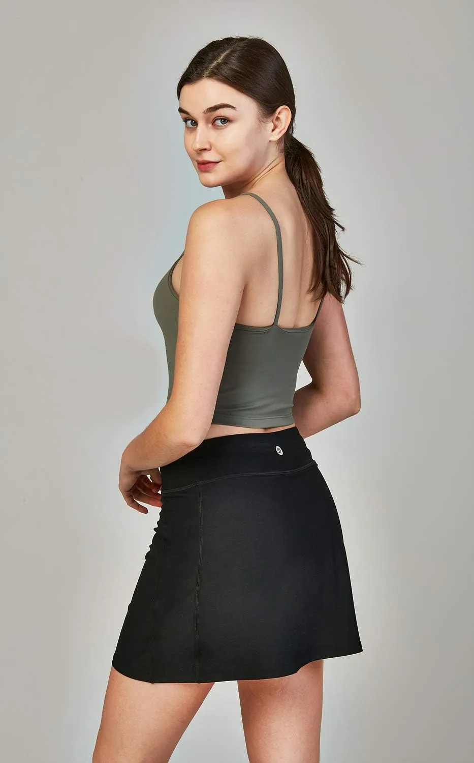 DEVOPS Women's 2-Pack Active Athletic Skort with Pockets Running Golf Workout Tennis Skirts