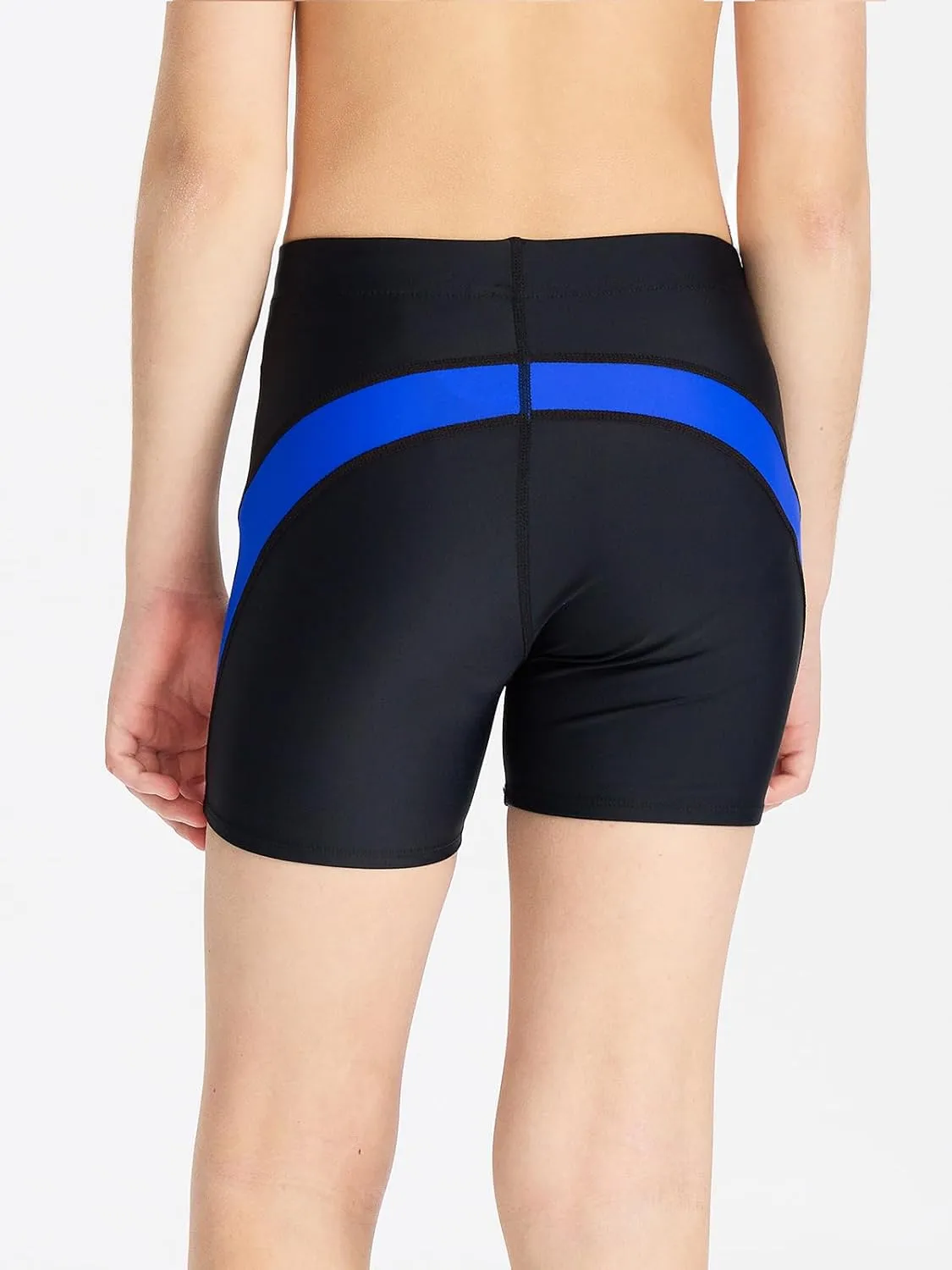 DEVOROPA Youth Boys Swim Shorts Square Leg Swimsuit Nylon Swimming Boxer Brief UPF 50 