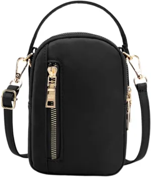 Didiseaon Elegant Outdoor Storage Bag Women's Shoulder Bag Casual Backpack Padded Interior Belt Bag for Phones Keys