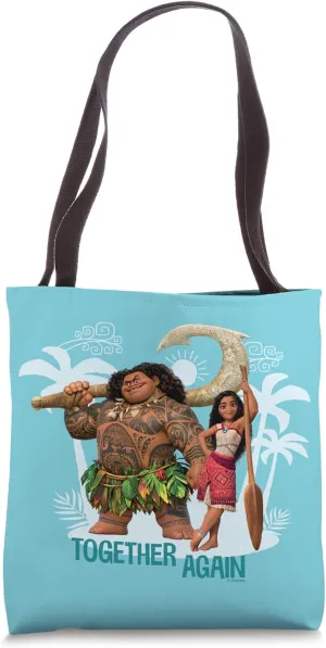 Disney Moana 2 Maui & Moana Together Again Tote Bag
