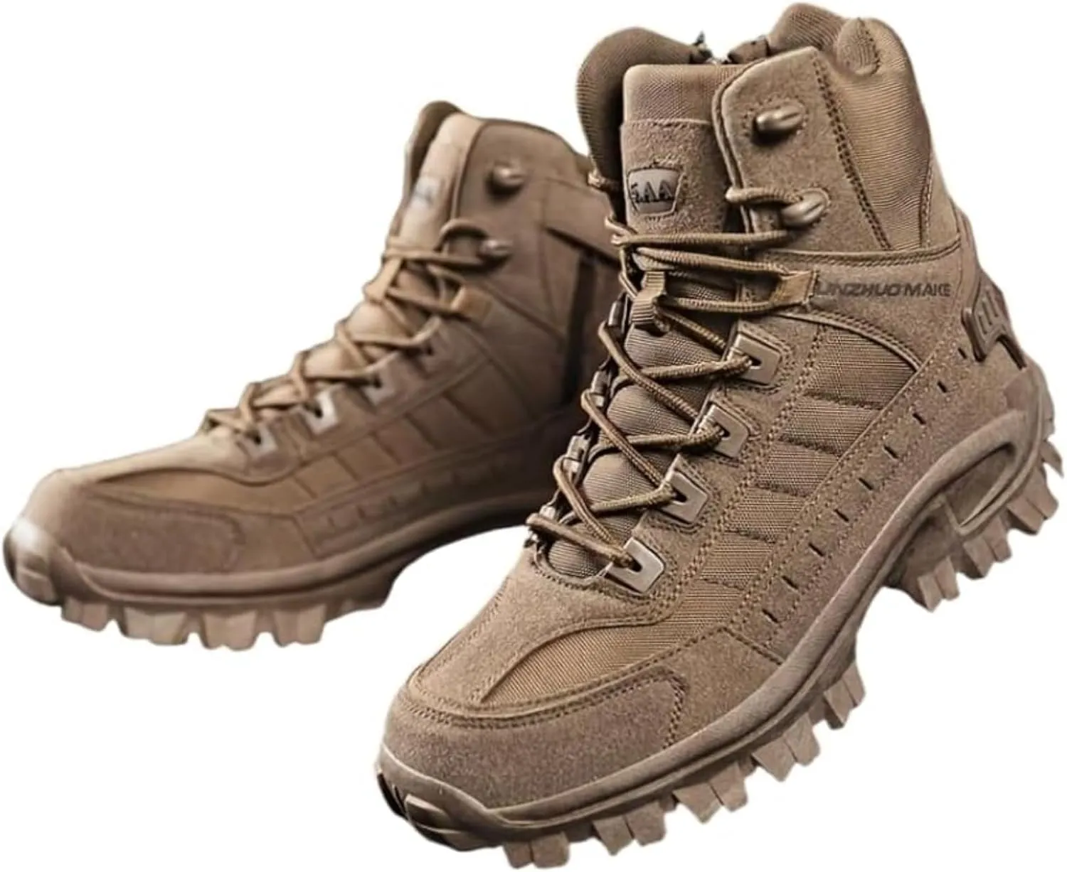 Durable and Comfortable Men'S Hiking Boots for Outdoor Adventure, Waterproof and Warm Military Shoes