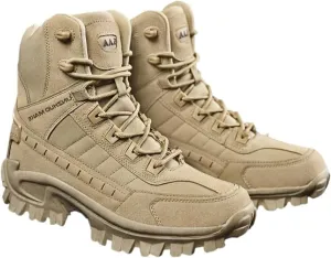 Durable and Comfortable Men'S Hiking Boots for Outdoor Adventure, Waterproof and Warm Military Shoes