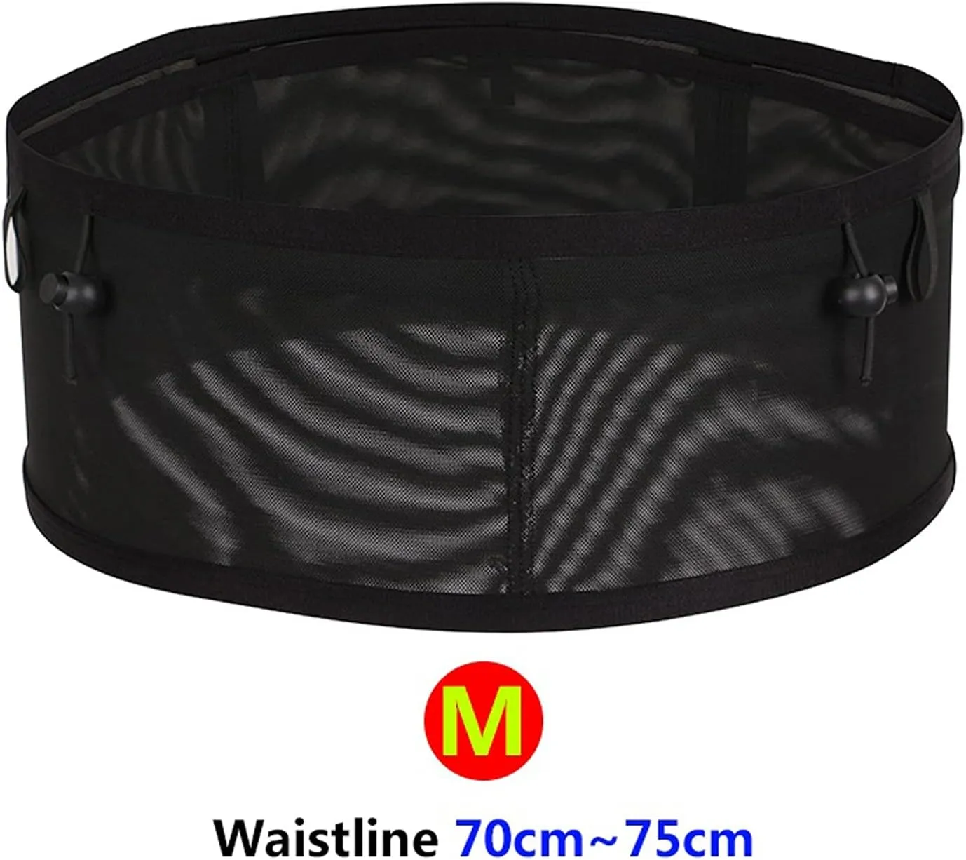 Fanny Pack Multifunctional Sports Waist Bag, Large-Capacity Running Waist Bag, Stretch Mesh Mobile Phone Bag, Cycling Mo (M)