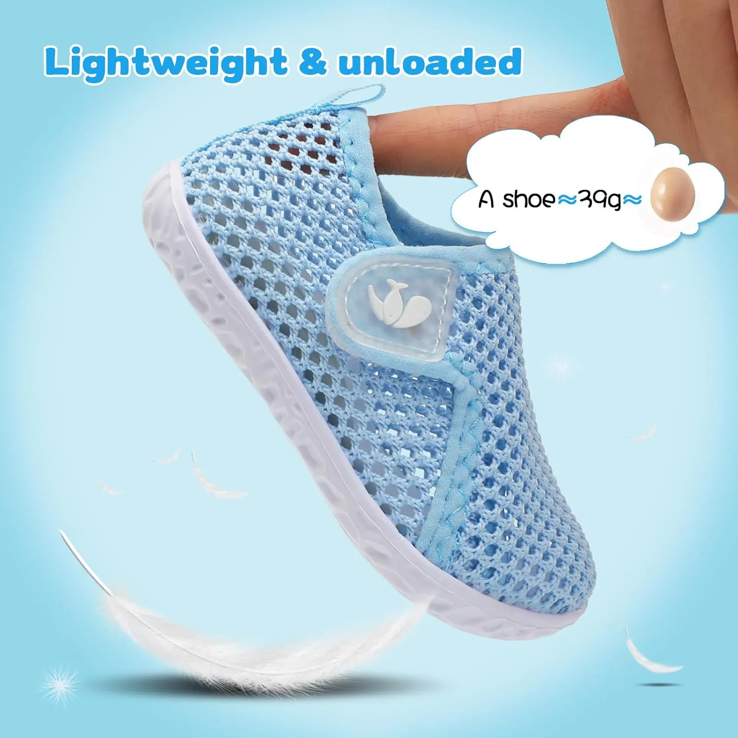 FEETCITY Boys Girls Water Shoes Kids Aqua Socks Quick Dry Barefoot for Beach Swimming Pool