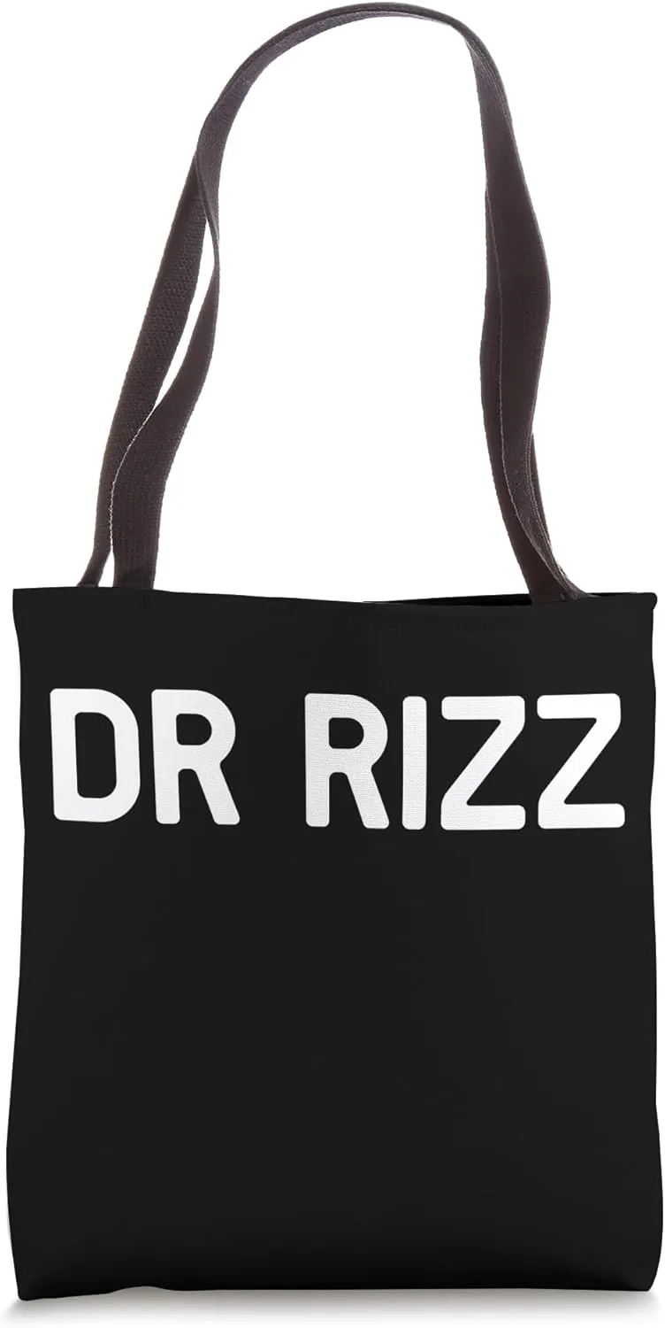 Funny Dr. Rizz Design For Men With Charisma Tote Bag