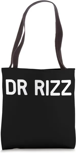 Funny Dr. Rizz Design For Men With Charisma Tote Bag