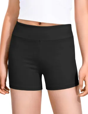 Girls Dance Shorts Biker Gymnastics Cartwheel Athletic Clothes Under Dress for Kids Youth Volleyball Tumbling