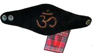 HIPPY NEPALESE WRIST CUFF BAND PURSE BUMBAG WALLET security belt travel bag w3 (black)