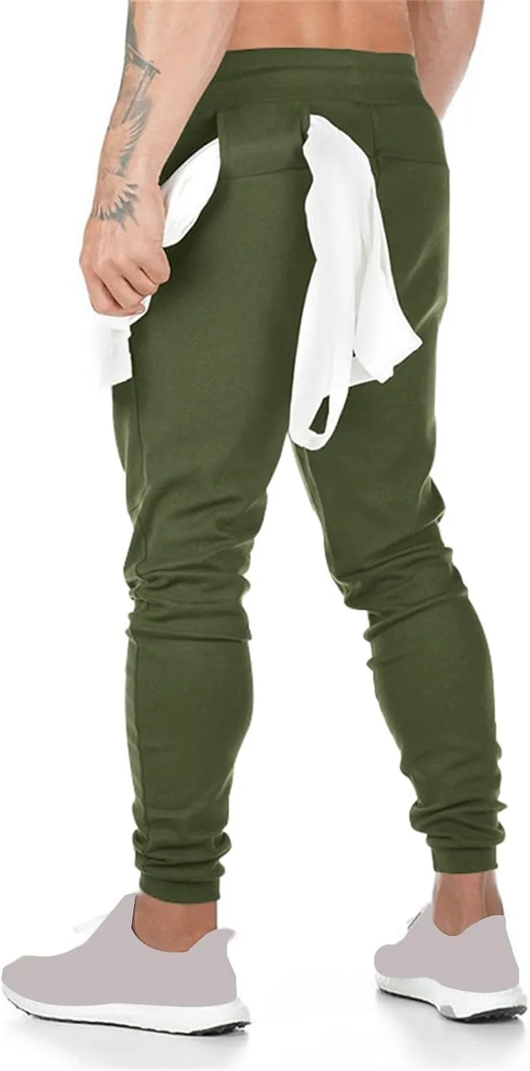 Jogging Pants for Men Stretch Joggers Sport Slim Fit Casual Trousers Gym Cargo Fashion Lightweight Fall Sweatpants