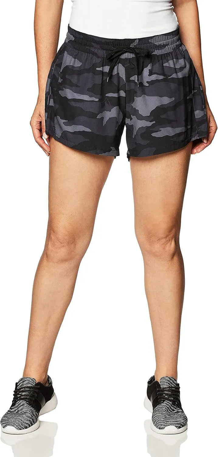 Kanu Surf Women's Darren Swim UPF 50  Quick-Dry Stretch Gym Shorts 2 Side Back Zipper Pocket
