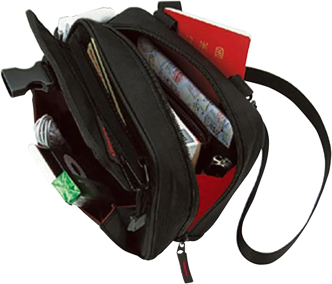 Kutsuwa 250DRBK Dr.ion Flap Shoulder Bag